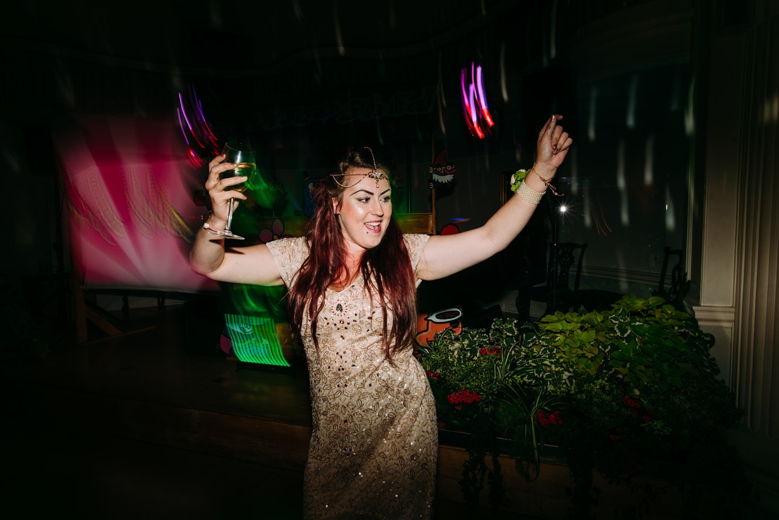 Amanda and Ian Roman Baths Sunset Wedding © Anna Pumer Photography