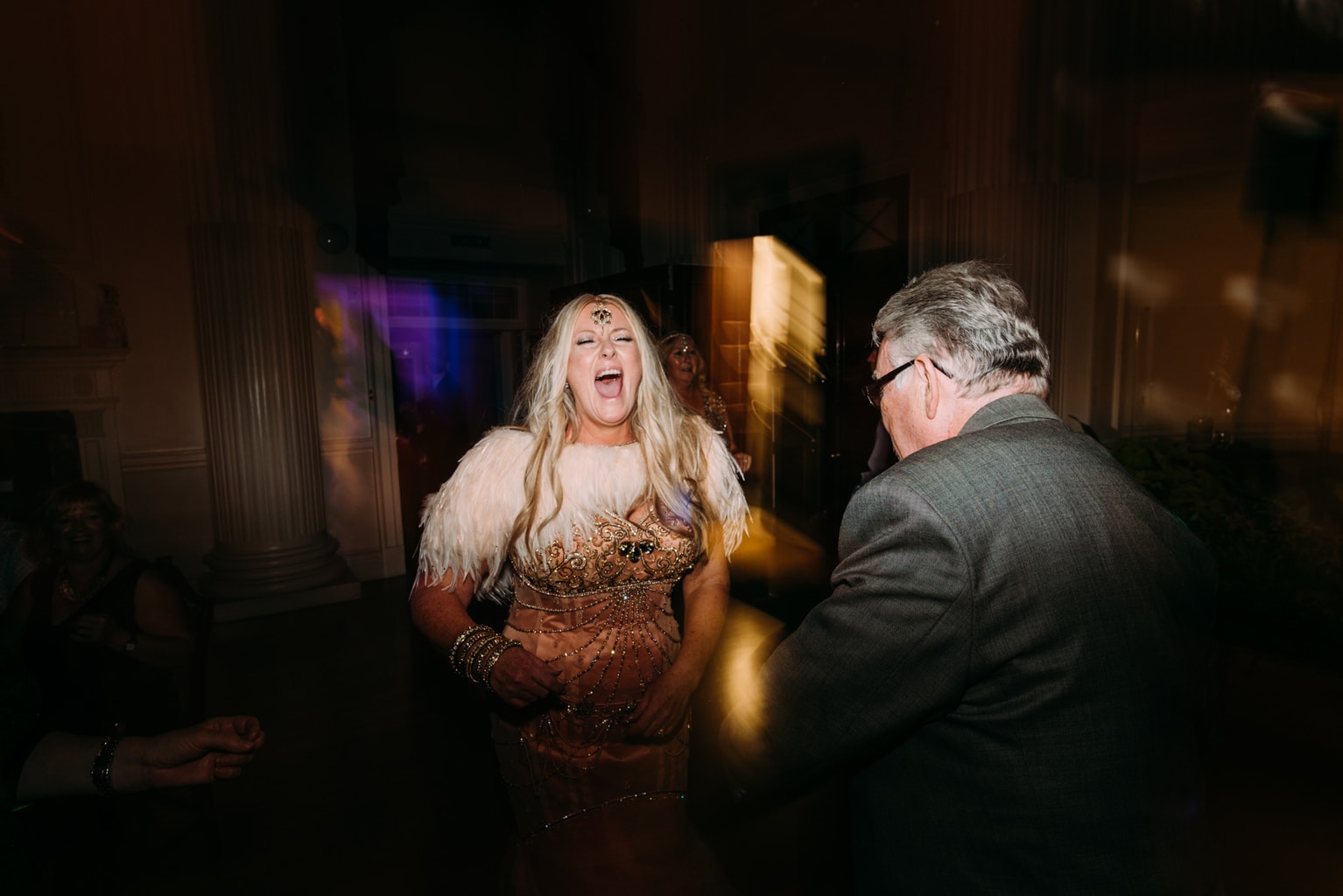 Amanda and Ian Roman Baths Sunset Wedding © Anna Pumer Photography