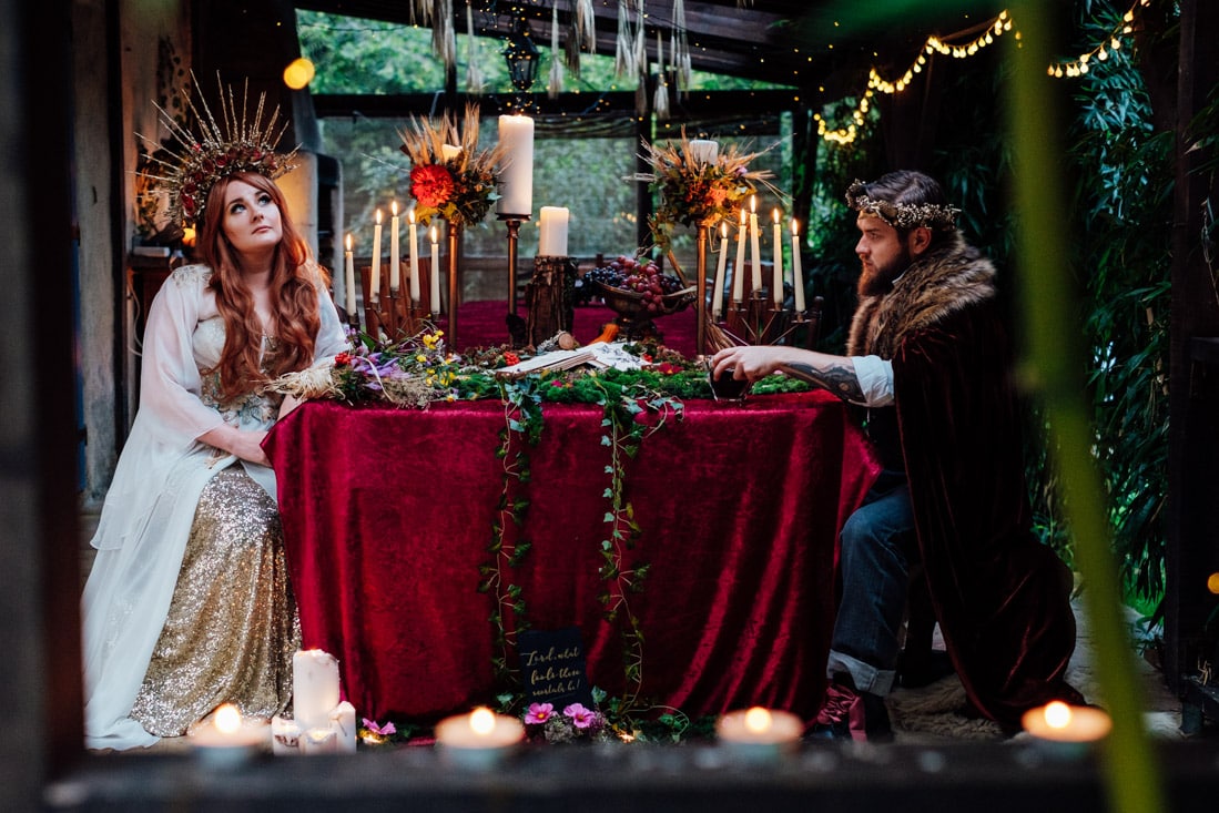 Winter wedding Midsummer Night’s Dream styled shoot