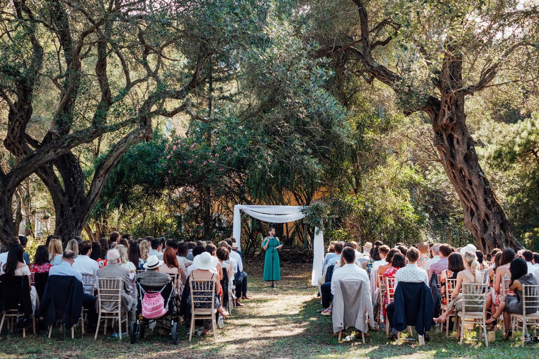 corfu greek island wedding on the beach