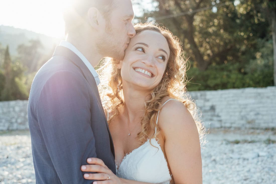 corfu greek island wedding on the beach