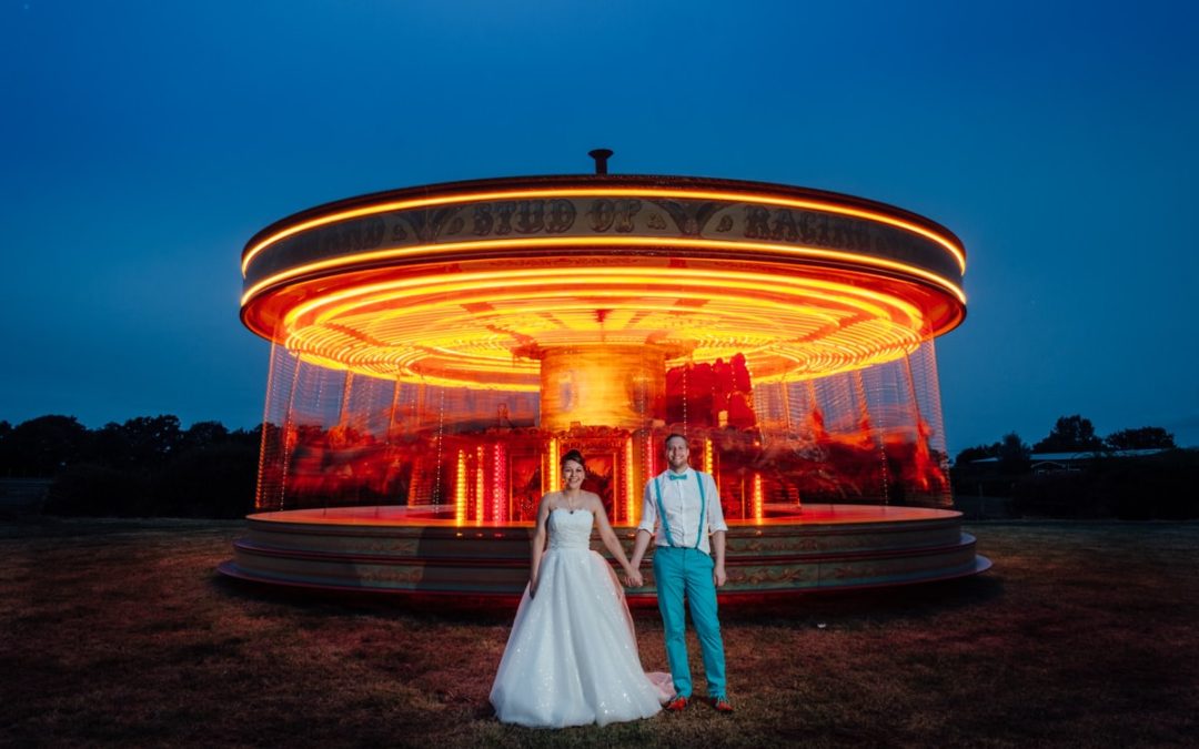 Carnival Wedding at The House Meadow Kent // Kim + Chris