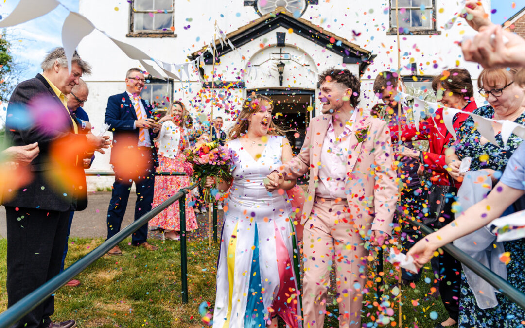 Back garden wedding