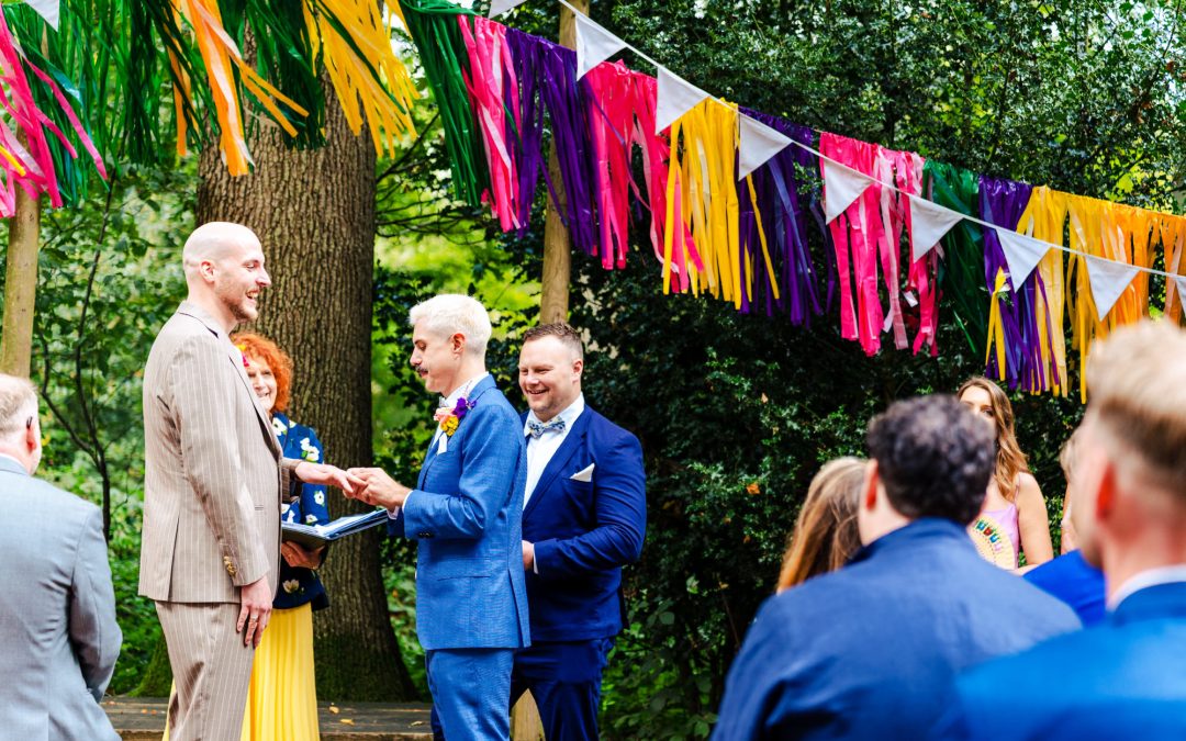 A Colourful Hawthbush Farm Wedding