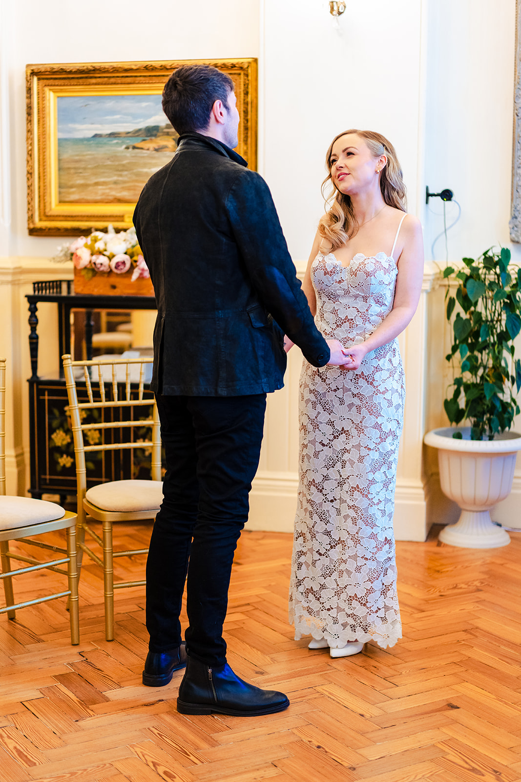 Joe and Amanda after the ceremony