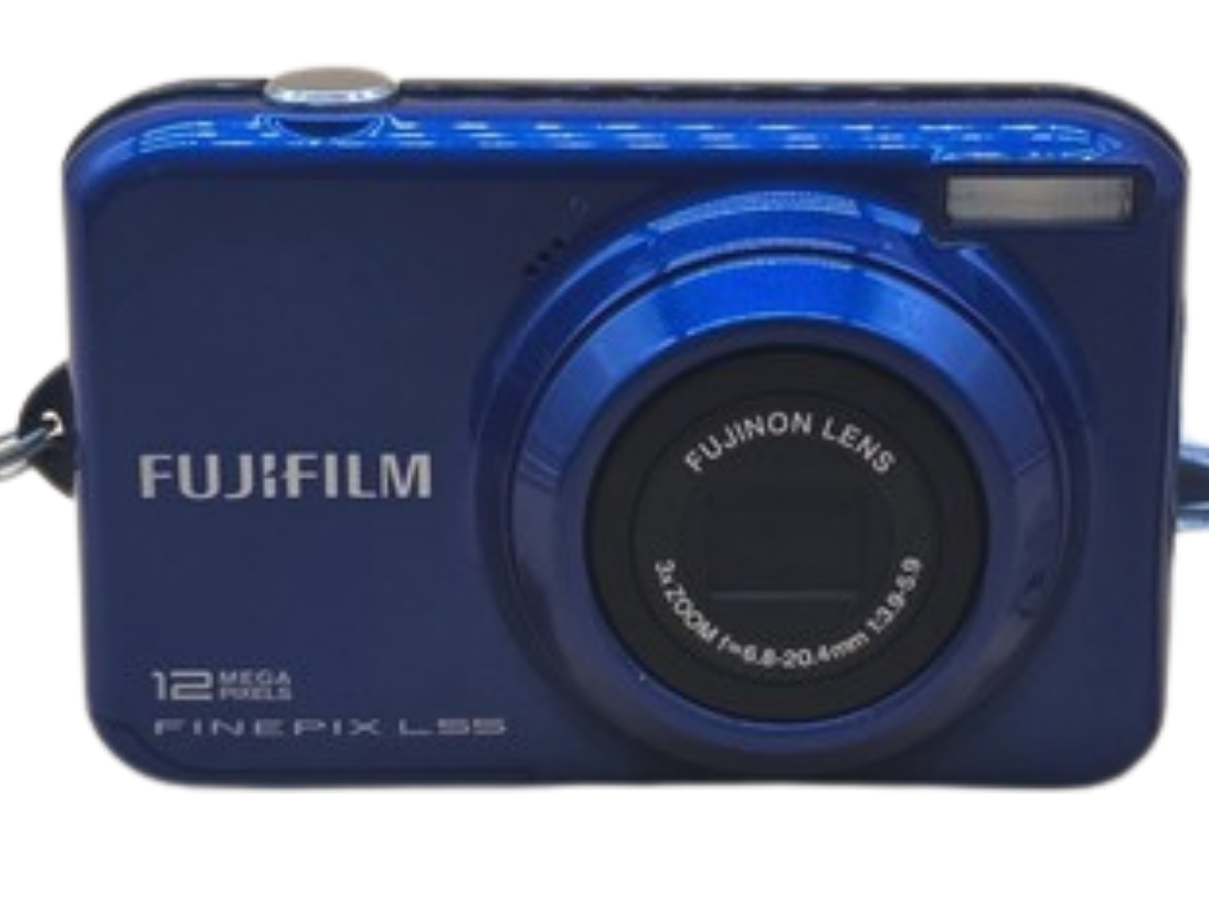 Retro FujiFilm FinePix compact camera for wedding guests Retro FujiFilm FinePix compact camera for wedding guests