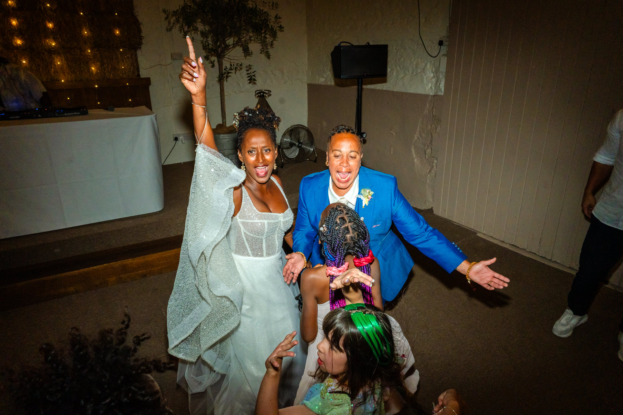 First dance in the barn